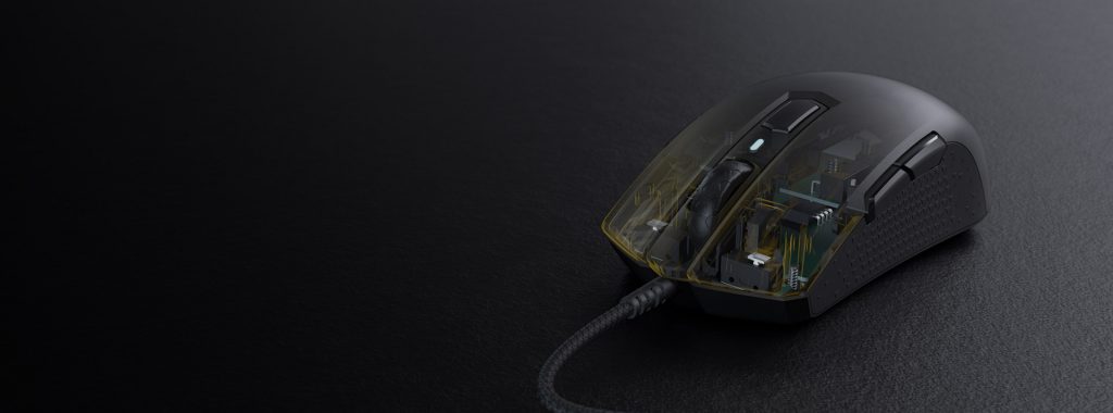 Chuột chơi game Corsair M55 RGB Pro Black (CH-9308011-AP) sử dụng switch chuột Omron độ bền cao